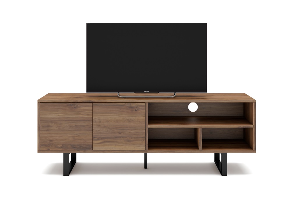 Mueble TV nogal Omega 160 cm