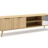 mueble tv roble claro elfa 180 cm