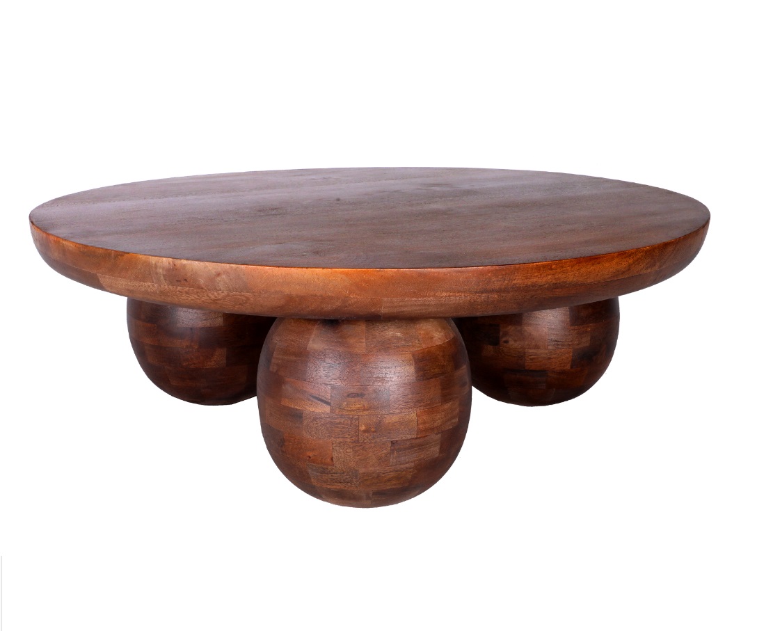 Mesa de centro Ailen madera de mango 100 cm