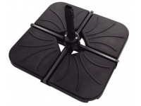 Base de parasol losas cemento negro 100 kg