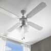 Ventilador techo focos blanco 50952 BL