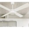 Ventilador techo LED palas blanco 50962