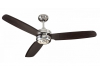 Ventilador techo cromo palas wengue 50989 CR