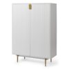 Aparador alto mueble cubo Candem blanco MC-181