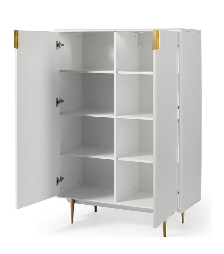 Aparador alto mueble cubo Candem blanco MC-181