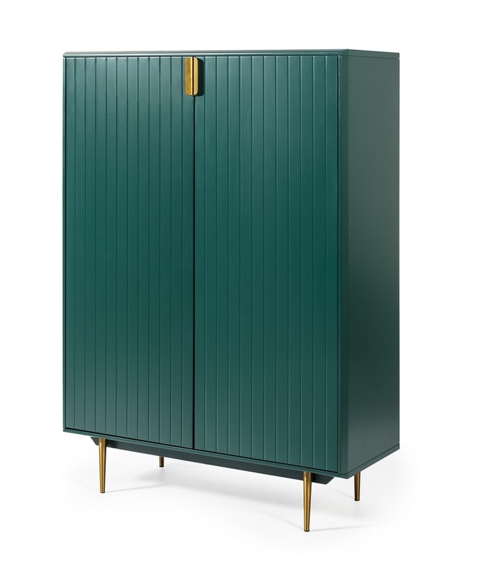 Aparador alto mueble cubo Candem verde MC-181