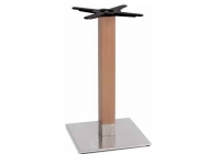 Base inox columna haya 40x40cm