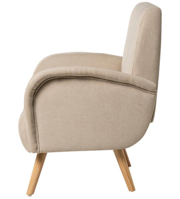 Butaca Ferrara beige 73x78cm