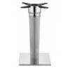 Base Tiffany Diamante Columna translucido cromado