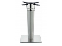 Base Tiffany Diamante Columna translucido cromado