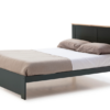 Cama Akira madera DM/PINO gris antracita 160x200cm