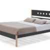 Cama Compte madera DM/PINO antracita 140x190cm