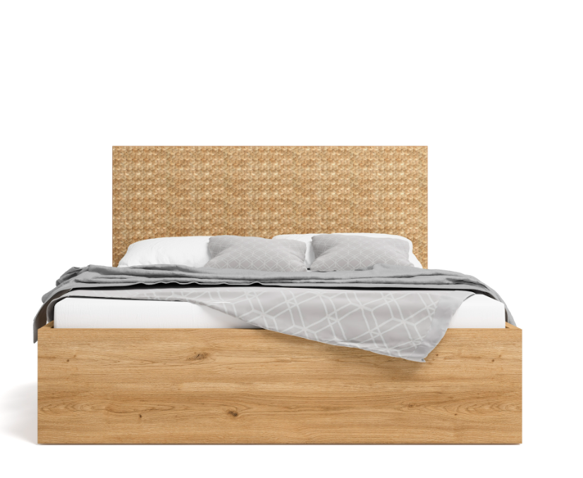 Cama abatible Malaca natural serigrafia 140cm