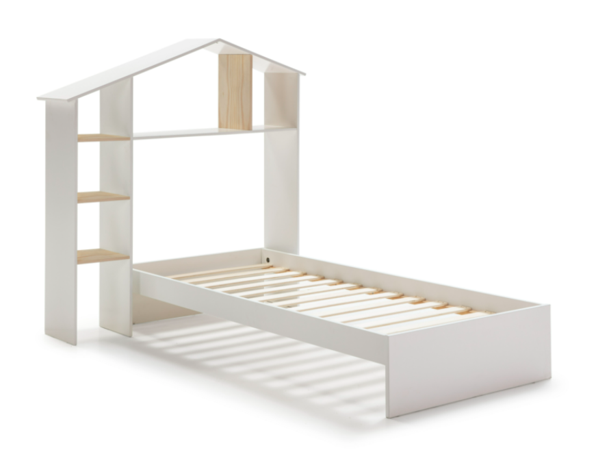 Cama infantil Maria DM/PINO blanco 90X190cm