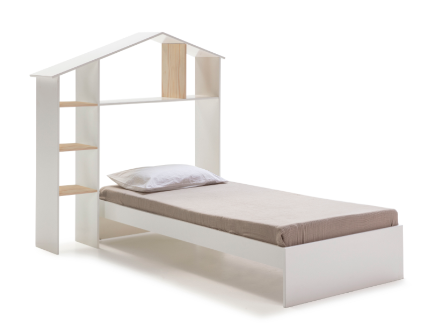 Cama infantil Maria DM/PINO blanco 90X190cm