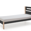 Cama Keisly madera pino antracita 90x190cm