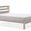 Cama Keisly madera DM/PINO gris claro 140x190cm