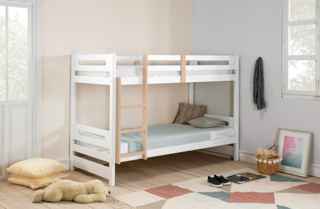 Cama litera Sami blanco 90x190