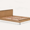 Cama London madera maciza de mango y metal negro 180x200cm