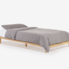 Cama Pafos de madera maciza de fresno 160x200cm