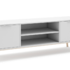 Mueble TV Campus madera de pino blanco 2P2H