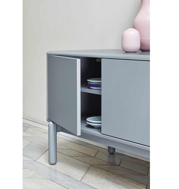 Corvo mueble TV gris perla 180