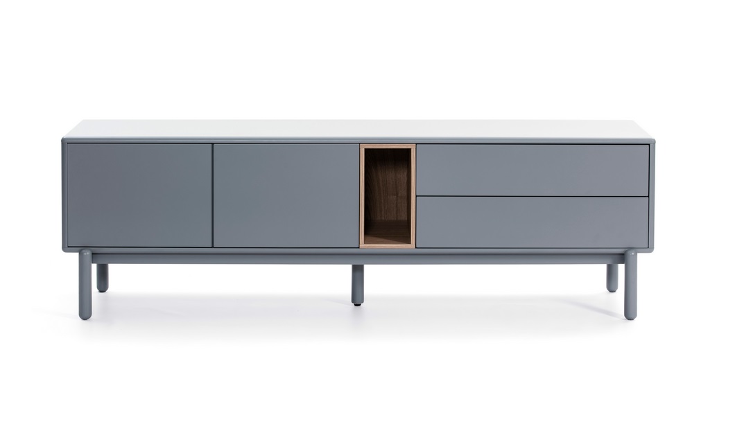 Corvo mueble TV gris perla 180