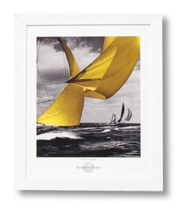 Cuadro Sail blanco 25x30 cm