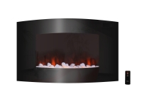 Chimenea Electrica cristal negro CHE-430