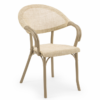 Sillon clasico curvo Flash textilene beige