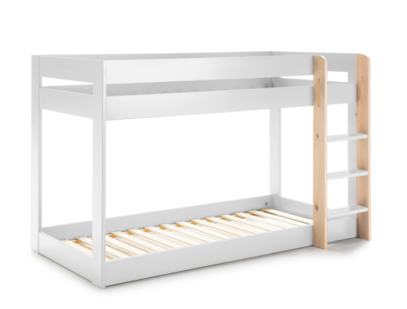 Cama litera Montessori blanco 90x190