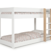 Cama litera Montessori blanco 90x190