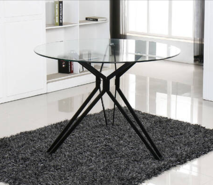 Mesa comedor mod. Live negro redonda 110cm