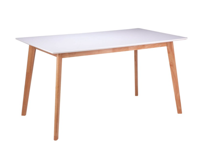 Mesa Marie madera blanco roble 140 cm