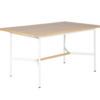 Mesa Asis chapa de roble 140x80 cm