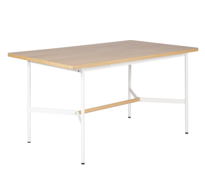 Mesa Asis chapa de roble 140x80 cm