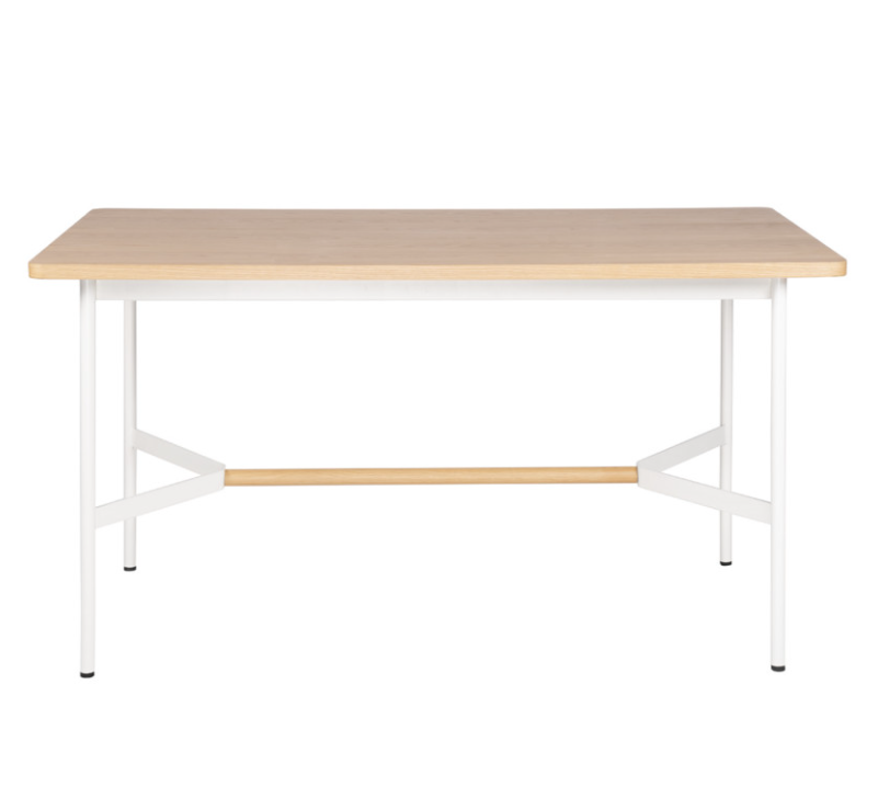 Mesa Asis chapa de roble 140x80 cm