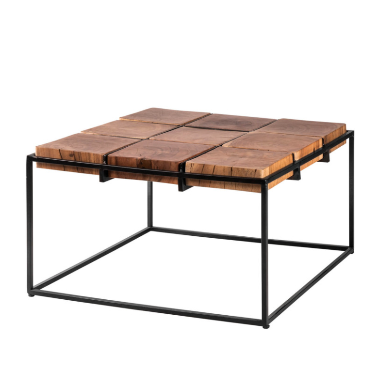 Mesa de centro Fakid madera de acacia 62 cm