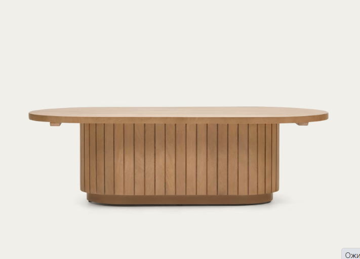 Mesa de centro London madera maciza de mango 120x60cm