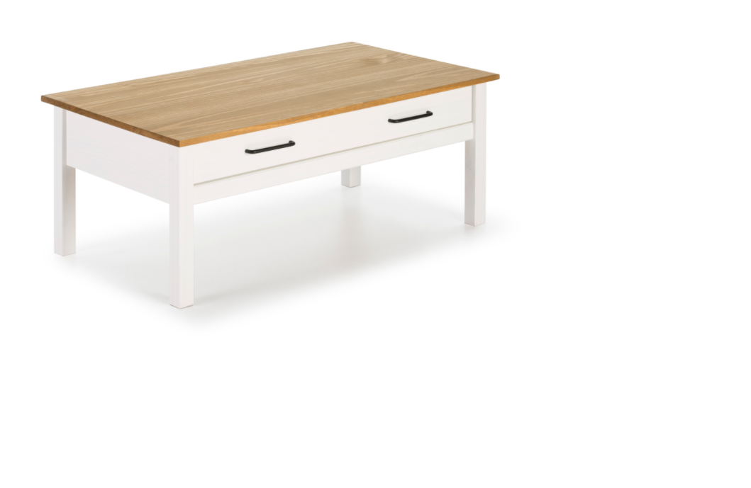 Mesa centro Miranda madera blanco 100 cm