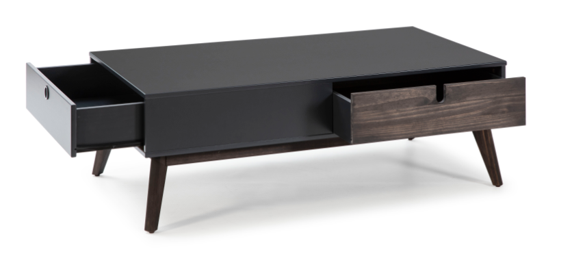 Mesa de centro nordica Kiara negro mate 110