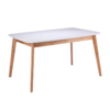 Mesa extensible Enma madera de roble 120/150x80 cm