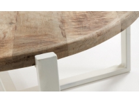 Mesa de centro nordica madera natural 90cm