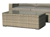 Set sofas rattan color gris Maui