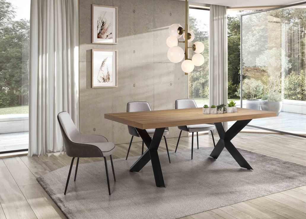 Mesa de comedor roble 200x100 DT-317