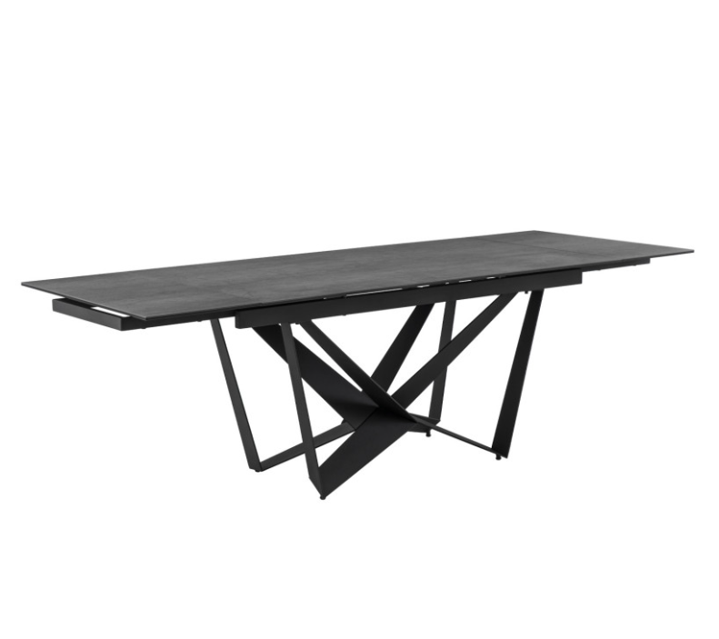 Mesa extensible Isia mármol negro 180x100 cm