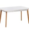 Mesa extensible SEUL blanca 90x75cm (140cm-180cm)