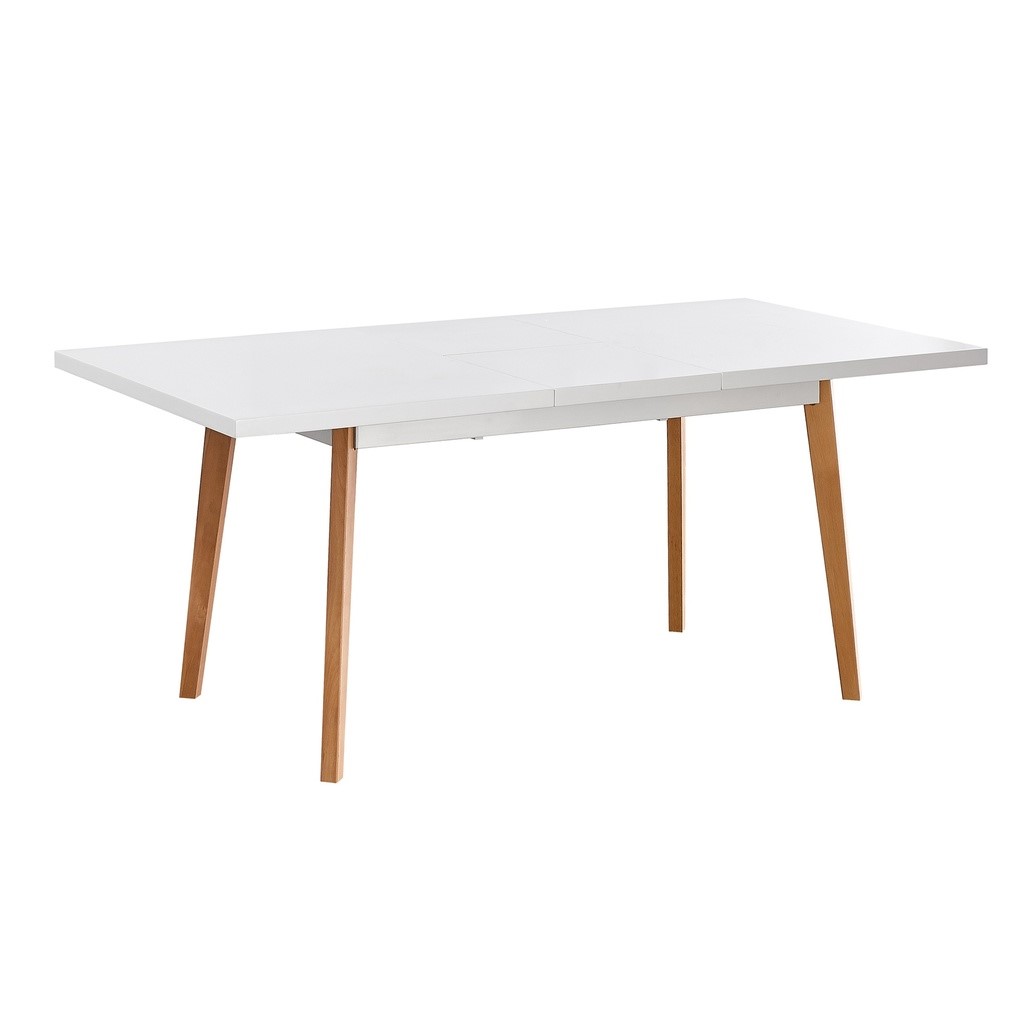 Mesa extensible SEUL blanca 90x75cm (140cm-180cm)