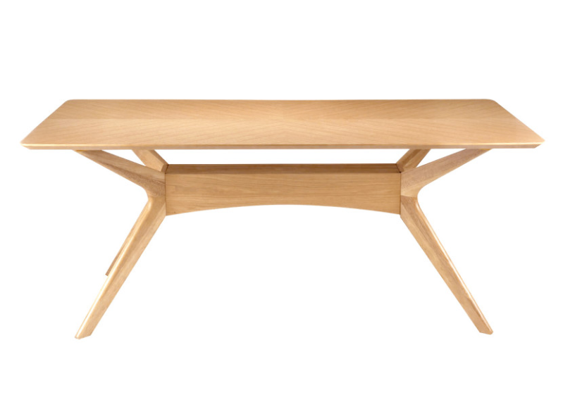 Mesa Helga de madera roble 180 cm