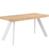 Mesa de comedor Lucia madera roble blanco 200cm